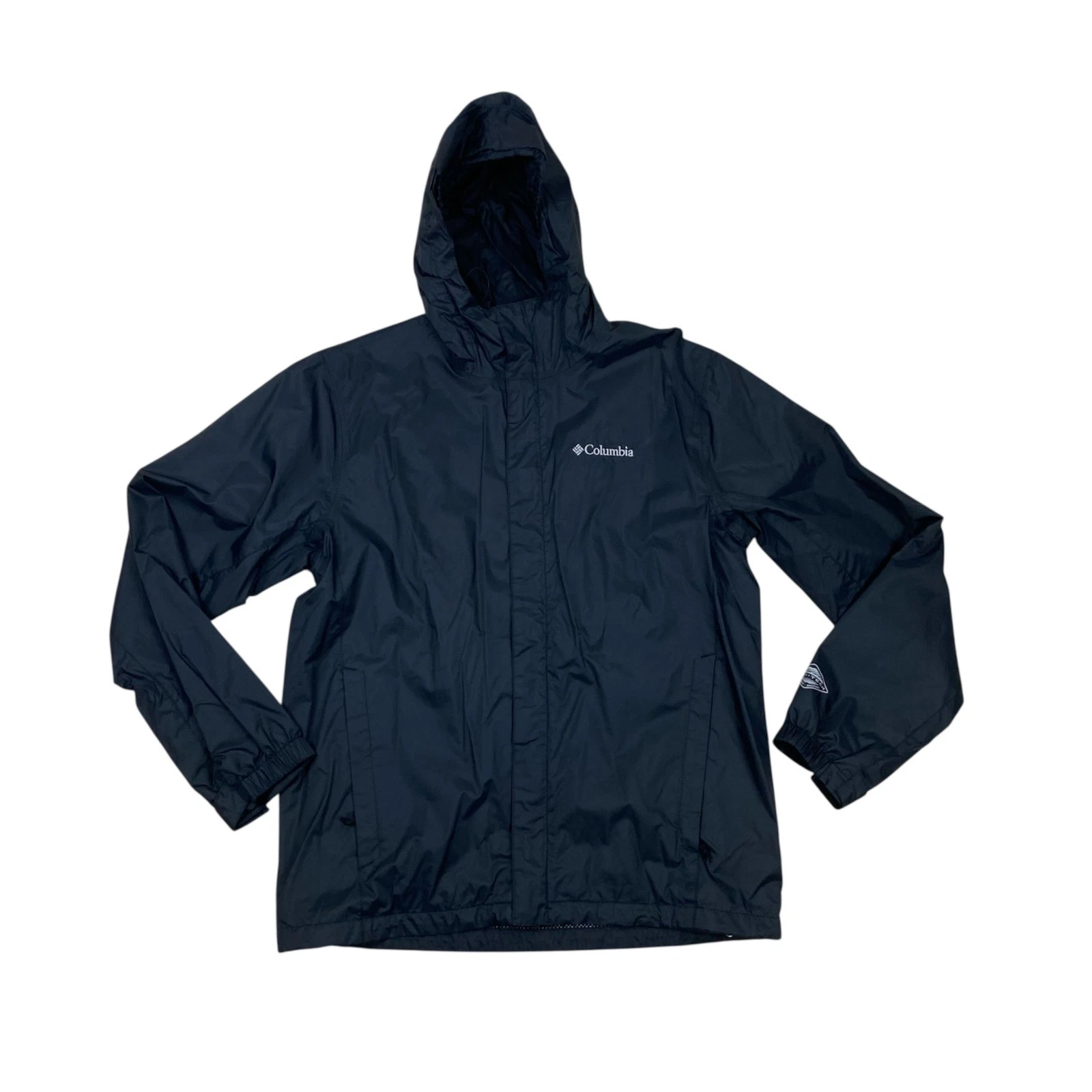 COLUMBIA OMNI TECH Vintage Waterproof Jacket M Hooded Pac A Mac Raincoat Coat