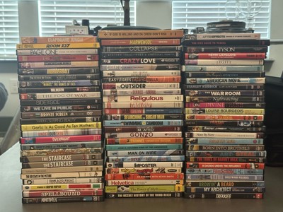 Documentary DVD/BluRay Lot - 80 Rare OOP & Hard to Find Titles!
