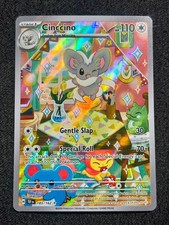Cinccino 183/162 Pokemon Card Temporal Forces Illustration Rare Full Art NM