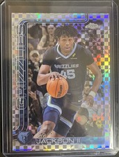 2025-26 Topps Chrome GG Jackson II X-Fractor #199 Memphis Grizzlies