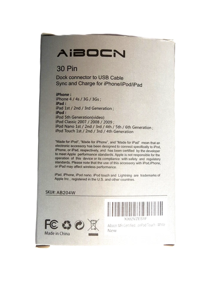 Base Aibocn 30 pines conexión a USB, sincronización y Chrg para iPhone/iPod/iPad MFi certificado... Foto 2 de 3