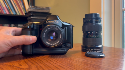 ⭐️Canon T90 35mm Film SLr camera kit with 2 lenses Tested