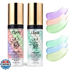 3 In 1 Primer for Face Before Makeup, SPF 50, Tinted Moisturizer Sunscreen Is