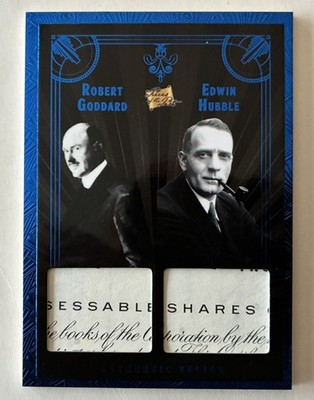 Goddard/Hubble DUAL Relic  2025 Pieces Of The Past Roaring 20s,  6 of 50