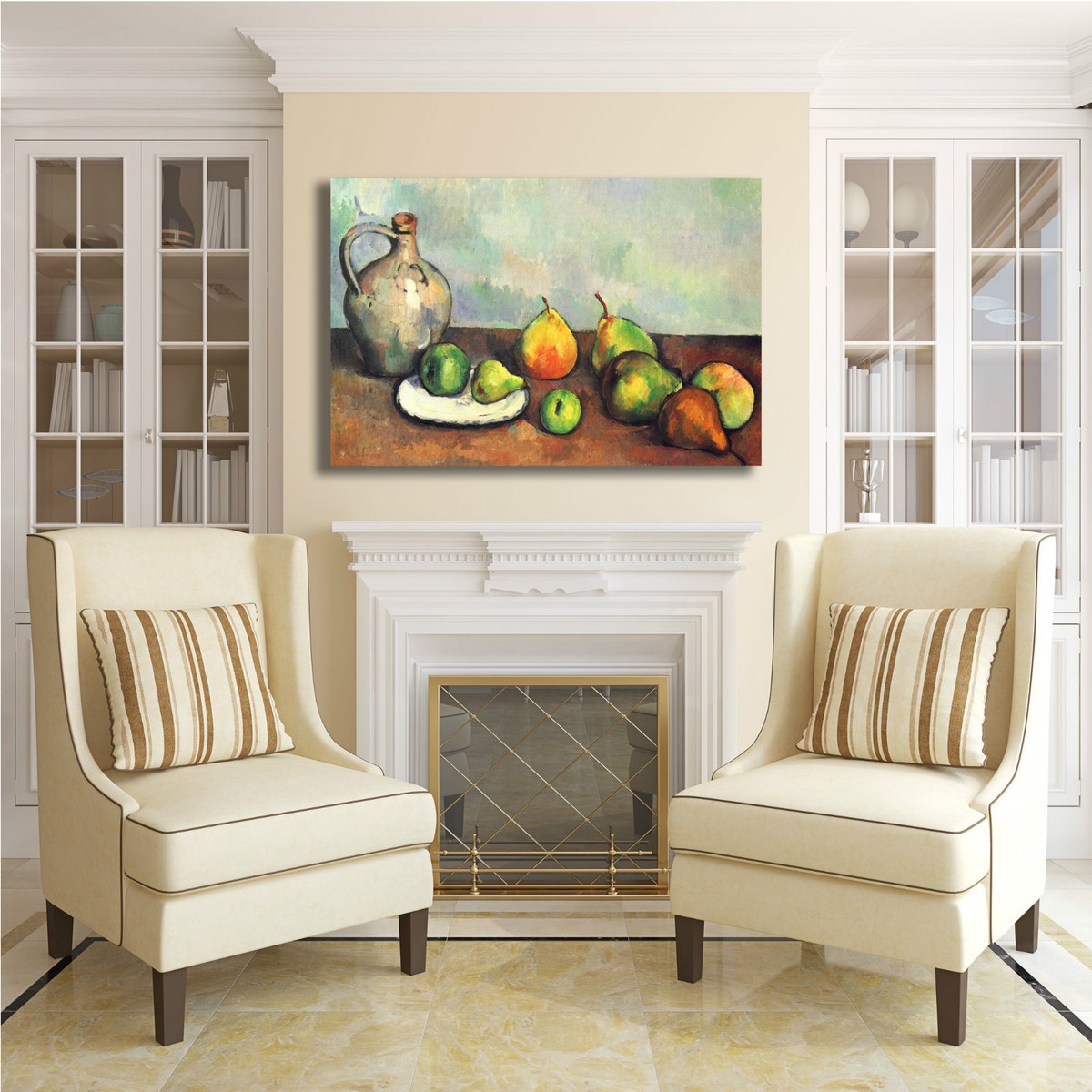 Paul Cezanne,Il Buffet, Cucina arte murale,stampe d'arte,Arte vintage,Tela arte murale,Stampe d'arte famose,V4760 - Italia