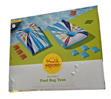 Cornhole Inflatable Pool Bag Toss 10 Pc 40 3/8 in. x 22 3/4 in. Age 6 NEW