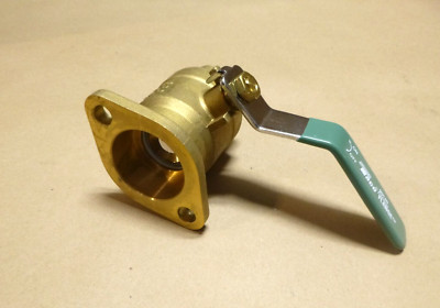 New Taco 246-1 Brass 1-1/2'' Threaded Shut-Off Freedom Flange Valve