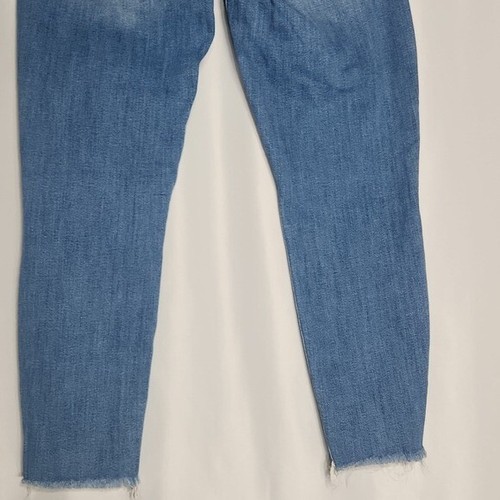 Lucky Brand Mid Rise Crop Ava Denim Blue Jeans Button Fly Size 6 Size 28 - Picture 7 of 9