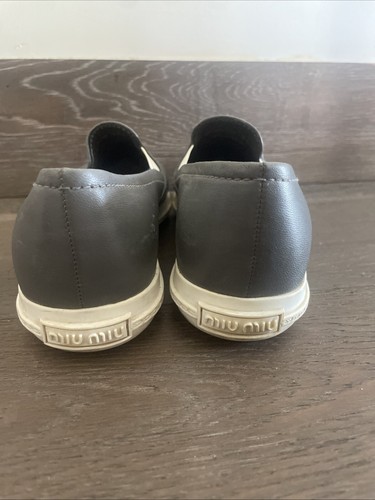 MIU MIU Cap toe Slip-on Sneakers - Picture 5 of 7
