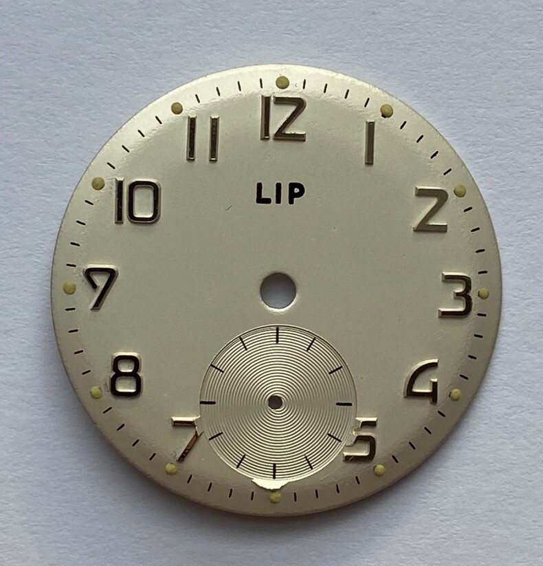 Cadran Pour Montre Lip T18 – NOS (Neuf De Stock), Occasion, Fabriqué En France