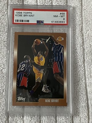 1998 TOPPS KOBE BRYANT #68 PSA8 | eBay