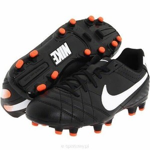 Nike Jr Tiempo Natural III FG - Black / White / Orange 3 886059214113 | eBay