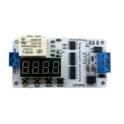 1 Channel DC12V Magnetic Latching(Keep) Impulse Relay Delay Time Switch Board