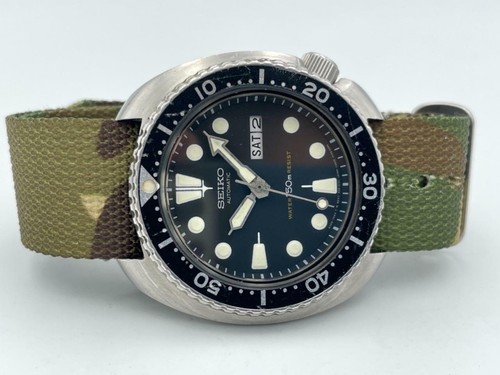 In buonissima condizione LUGLIO 1984 Seiko 6309-7049 150 M nero diver  watch. | eBay
