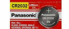 1 x SUPER FRESH Panasonic CR-2032 CR2032 Lithium Battery 3V Coin Cell Exp. 2030