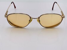 Vintage Marcolin 520 Dawn Brown Burgundy Marble Round Sunglasses FRAMES ONLY