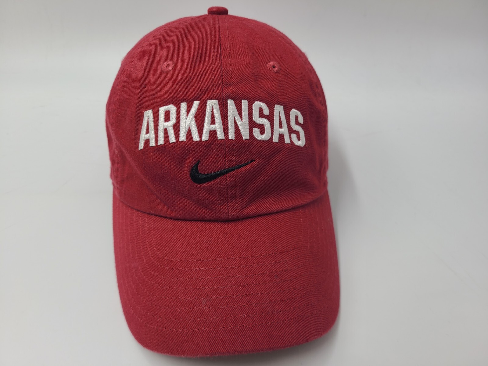 University of Arkansas Razorbacks Nike Dri-Fit Center Swoosh Strapback Hat Cap