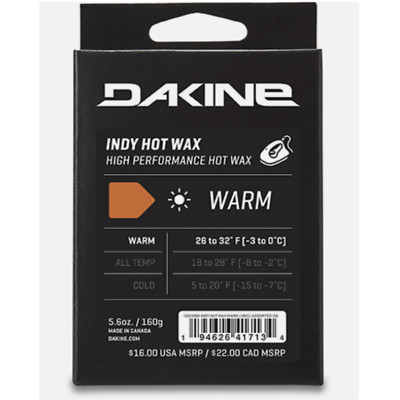 Dakine Indy Hot Wax Warm 160g Sciolina Neu High Performance