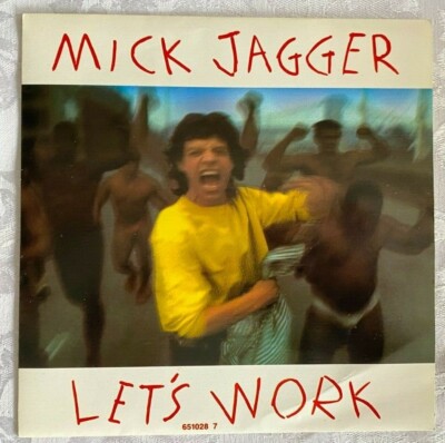 MICK JAGGER LET'S WORK 7'' VINYL