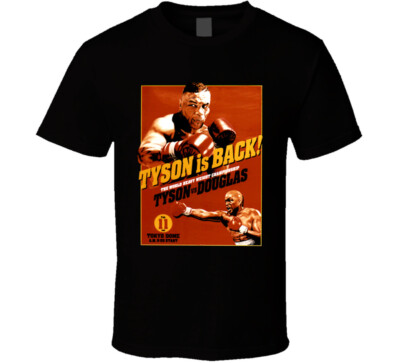 Mike Tyson Vs James Buster Douglas Fight 1990 Fight Poster T Shirt