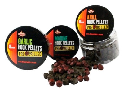Pellet Hook Pre-Drilled Pots Marine Halibut 8 mm Dynamite Baits