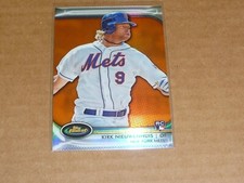2012 Topps Finest KIRK NIEUWENHUIS ORANGE REFRACTOR ROOKIE METS /99 M6559