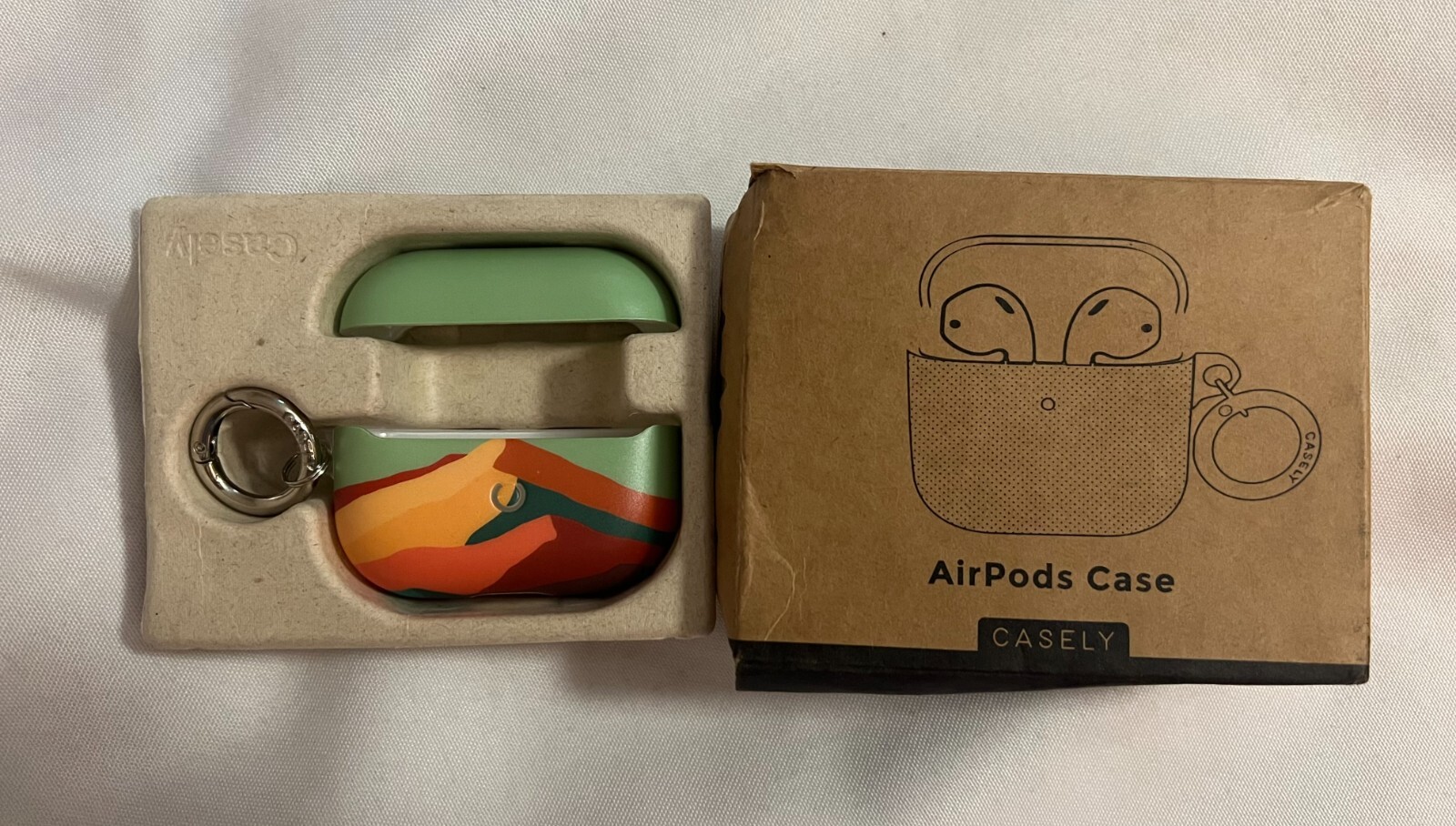 Casely AirPods Pro 1 Case AP-204 Endless Peaks Colorblock Mountain Design-image