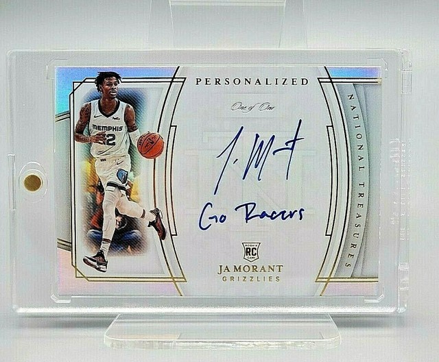 Ja Morant 2019-20 National Treasures Personalized Rookie ...