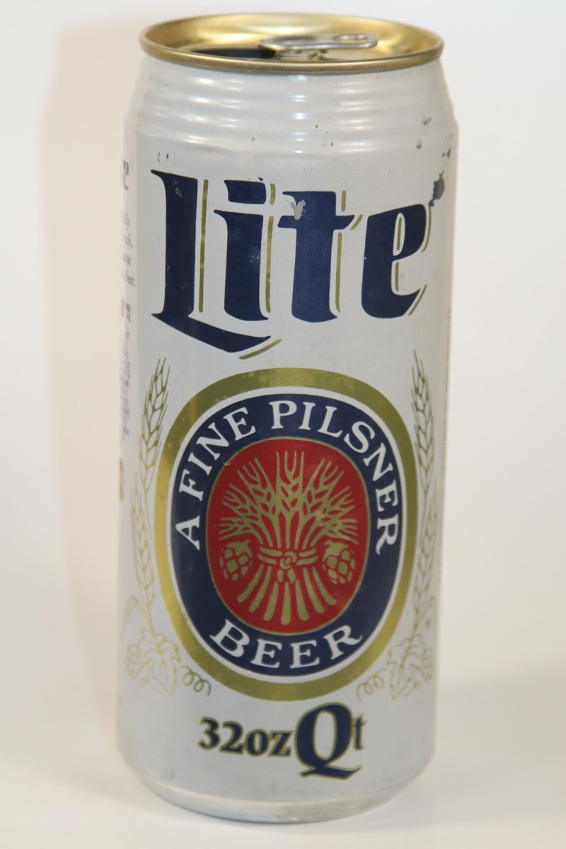 Miller Lite Beer Can - 32oz | eBay