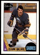1987-88 O-Pee-Chee Clark Gillies . Buffalo Sabres #96