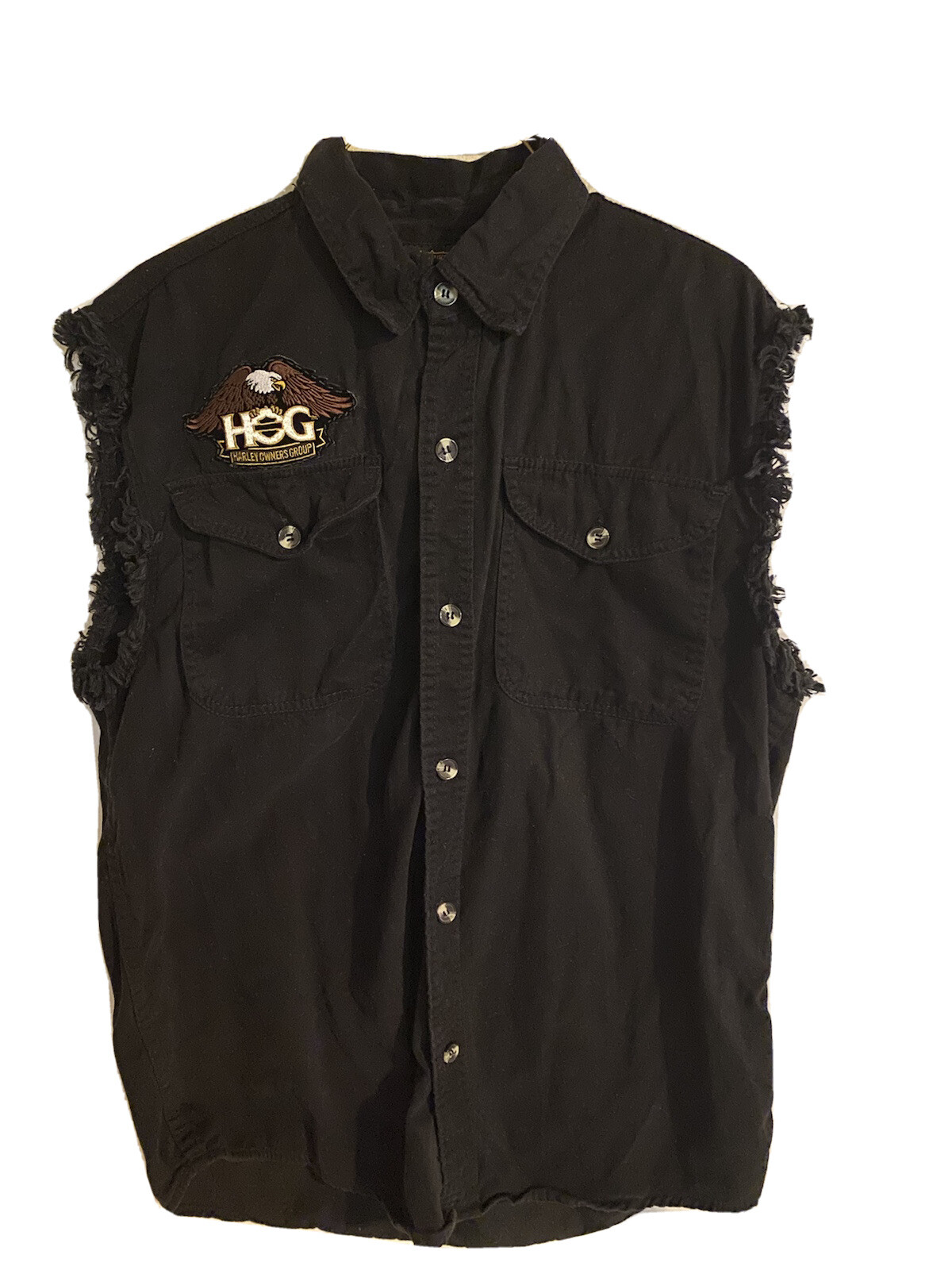 Harley Davidson HOG Embroidered Eagle Wolf Patch … - image 2