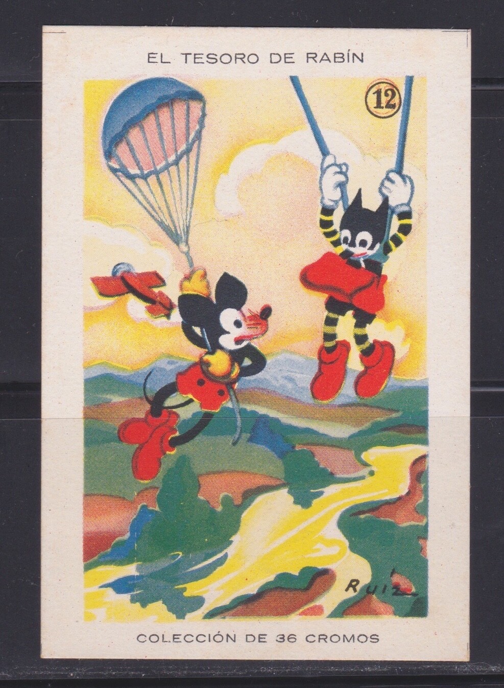 Chocolates AMATLLER. Col. EL tesoro de Rabín. Nº12.