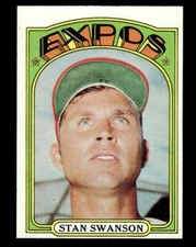 1972 Topps #331 Stan Swanson Montreal Expos Rookie