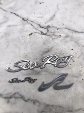 91 Sea Ray 310 Sundancer Boat name plate tag emblems 