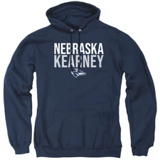 Nebraska At Kearney Adult Pullover Hoodie Stacked, Navy, S-3XL
