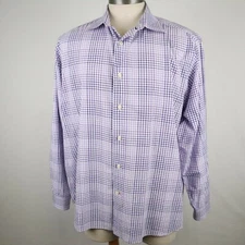 Cremieux Shirt Mens XL Classics Casual Button Up Gingham Plaid Long Sleeve