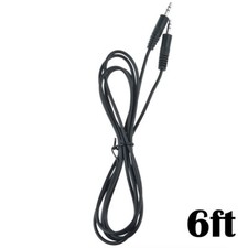 6ft 3.5mm Audio Cable Lead Car AUX Cord For Apple iPod Classic Mini Nano Shuffle