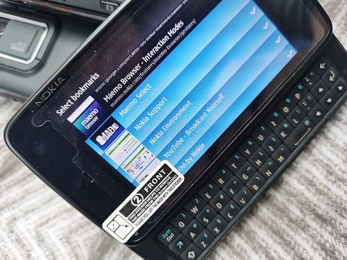 Nokia N900 - 32 GB Black (Unlocked) 3G 3.5" microSDHC Original Cellphone - 第 11/11 張圖片