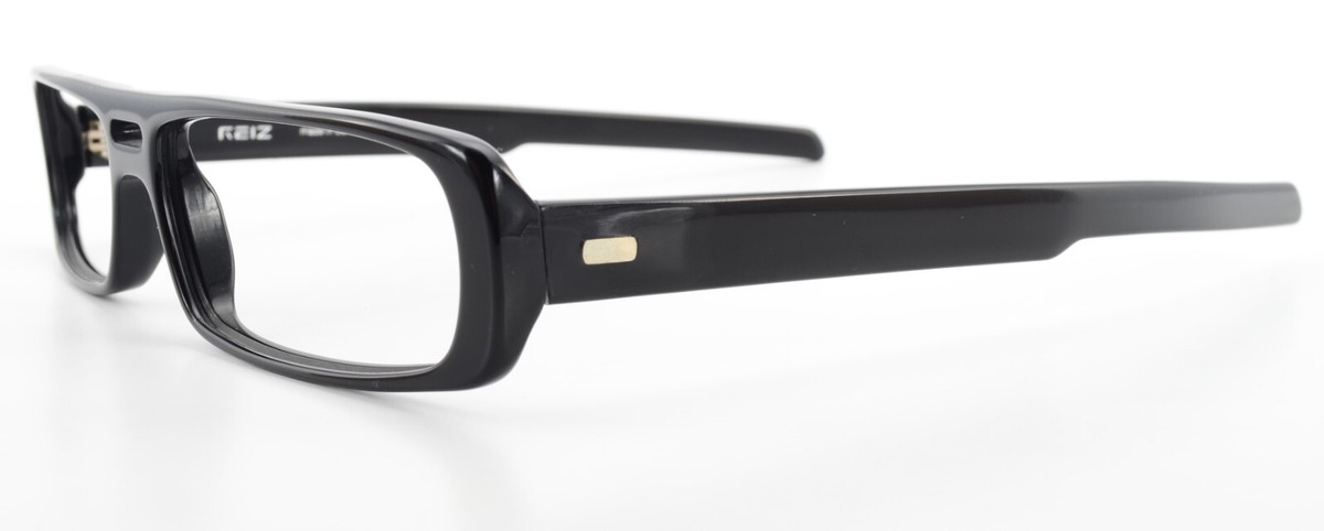 REIZ Brille A8 Col 17 Square Rectangle Flat Black Optic Acetat 