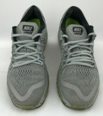 Men s Nike Air Max 2015 Reflective Silver Gray Running Athletic Shoes Size 8
