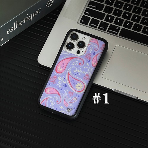 Custodia cuore psichedelico per iPhone 16 Pro Max 15 14 13 12 Pro Trippy Groovy Cover - Foto 10 di 15