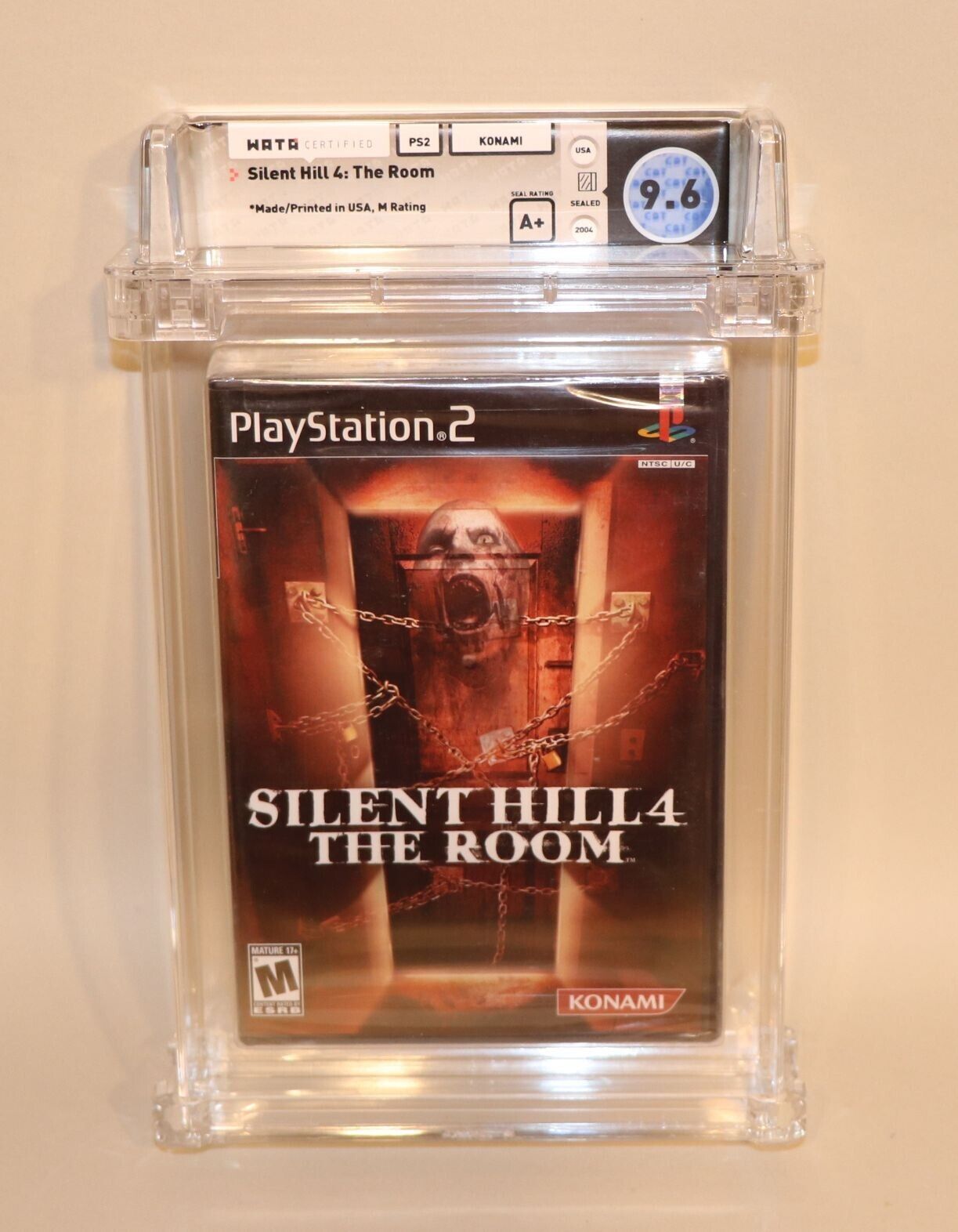 PS2 Silent Hill 4 The Room Black Label WATA 9.6 A+ Brand New