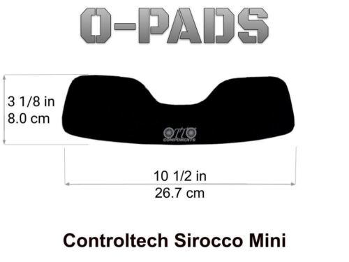 Controltech Sirocco Mini Clip-on Carbon Armrest Pads & Official Velcro® Aerobars - Picture 1 of 9