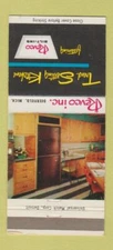 Matchbook Cover - Revco Kitchens Deerfield MI 30 Strike