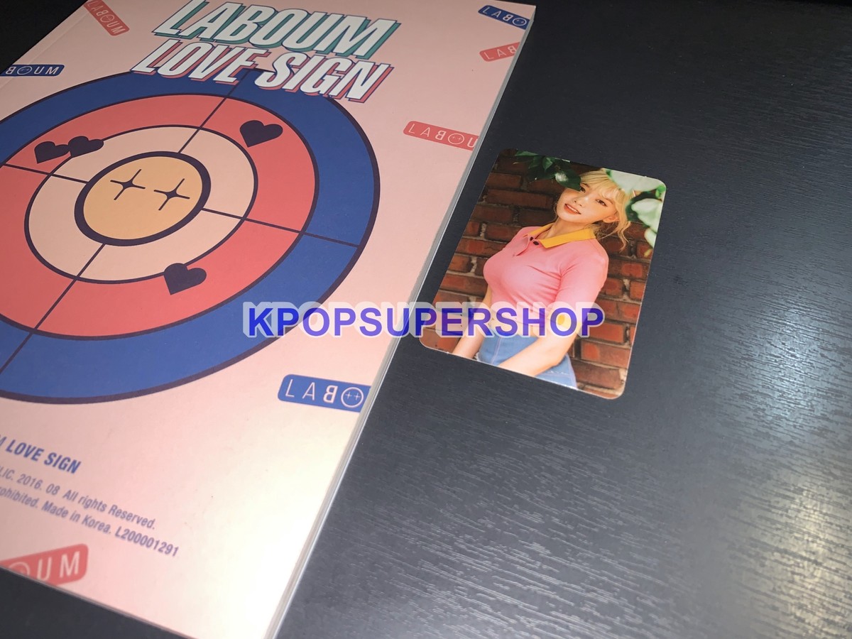 Laboum 1st Mini Album Love Sign CD Photobook Soyeon Photocard