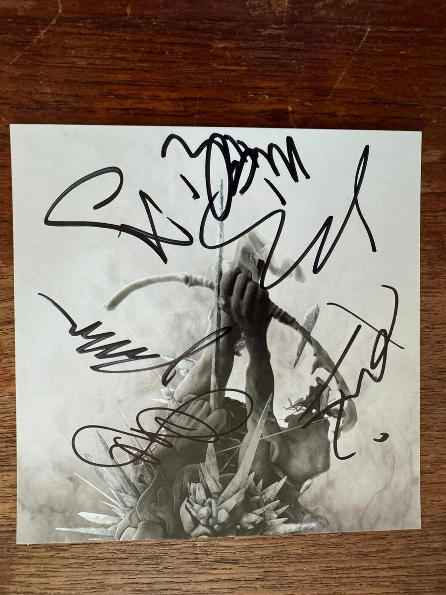 Linkin Park サイン入りCD Linkin Park signed art card with the Hunting Party cd Chester