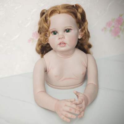 30inch Reborn Doll Painted Kit Huge Toddler Girl Unassembled Handmade DIY Gift