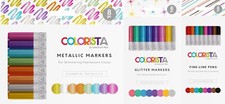 Crafters Companion - Colorista - Fine Line Pen or Markers - New Product