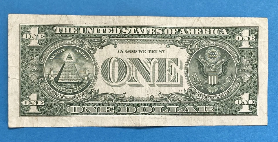 August 20, 2002 Birthday Anniversary Note $1 Dollar Bill Fancy Serial Number - Image 3 of 4