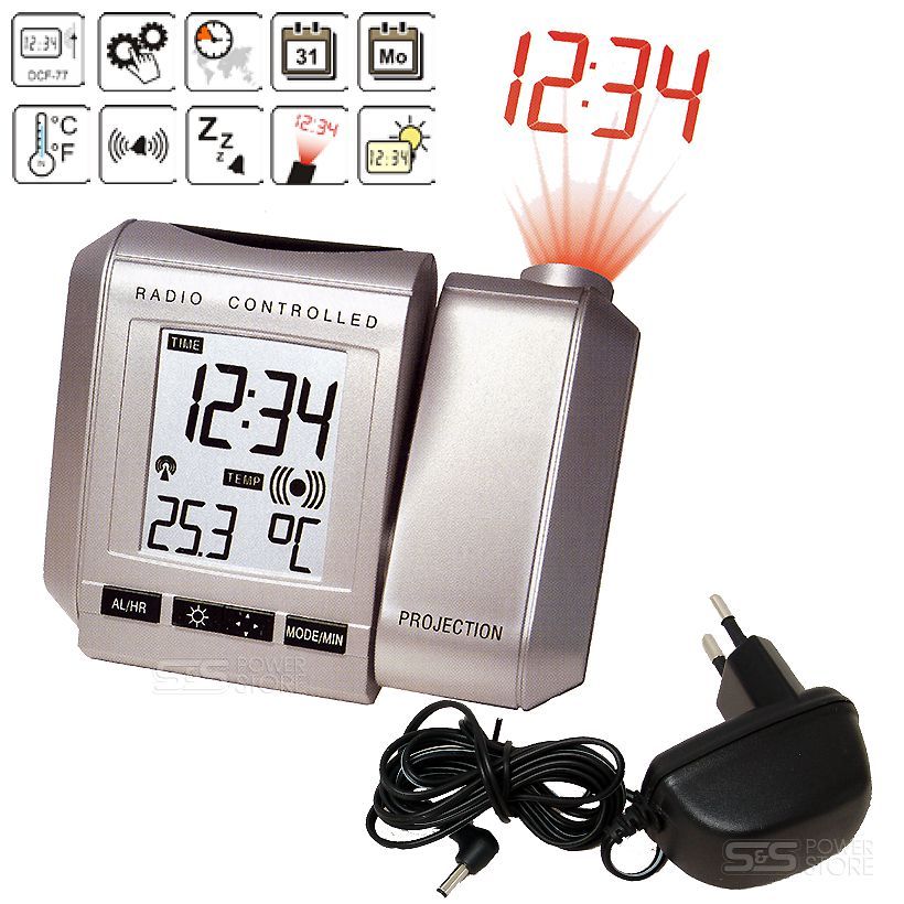 funkuhr mit netzteil